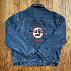 Hard Rock Cafe Denim Jacket Vintage